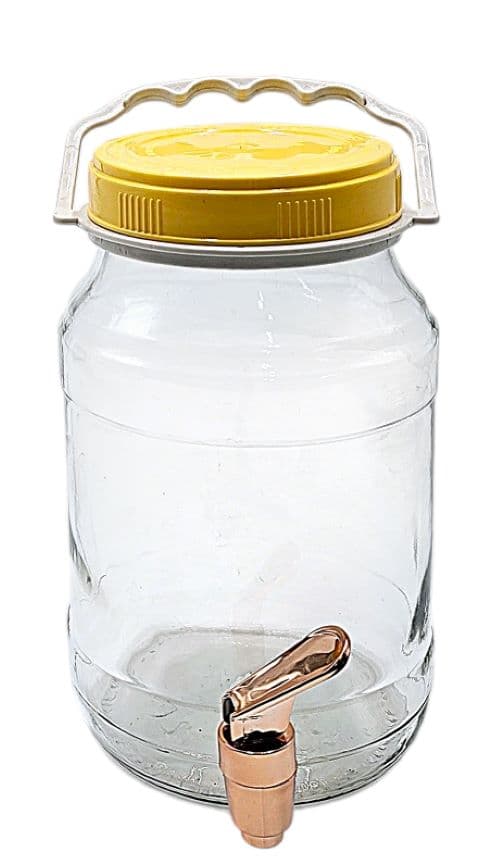 Стеклянные банки с краником